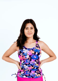 Maya Swim Top With Swim Shorts