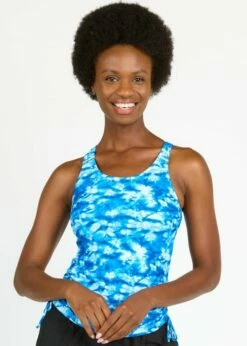 Maya Tankini Swim Top With 4" Board Shorts