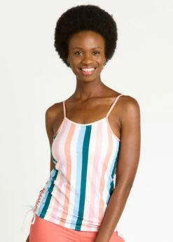 Adjustable Strap Maya Swim Top With Sarong Wrap Swim Skirt -Calypsa Sales 032122 calypsa 515 1 modli cropped 672 32 2091 2019 1