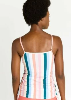 Adjustable Strap Maya Swim Top With Sarong Wrap Swim Skirt -Calypsa Sales 032122 calypsa 543 1 modli cropped 0 3 2694 3777