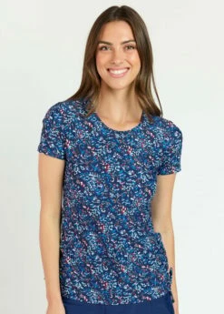 Adele Swim Top With Short Swim Skort