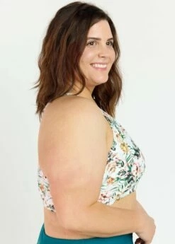 Plus Size Racerback Swim Bra With Capri Swim Leggings -Calypsa Sales 042822 calypsa 0784 1 modli cropped 129 0 2499 3316