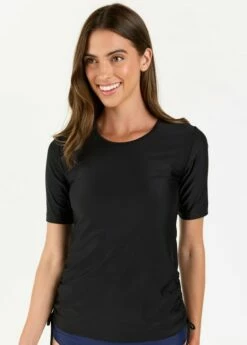 Lena Swim Top With Skirted Swim Capris -Calypsa Sales 051822 calypsa 0291 modli cropped 279 0 2364 2917