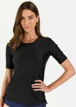 Lena Swim Top With Skirted Swim Capris -Calypsa Sales 051822 calypsa 0294 modli cropped 321 8 2371 2876