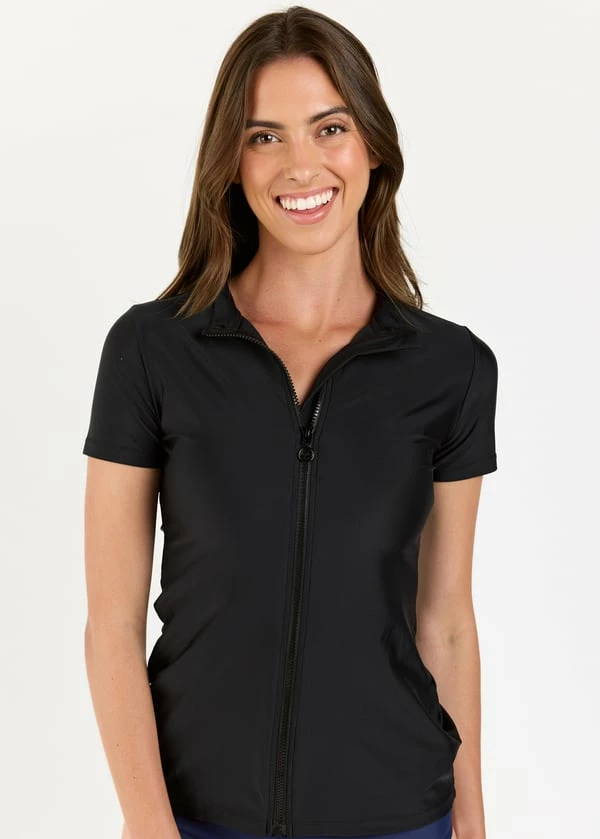 Full-Zip Adele Swim Top 3 Full-Zip Adele Swim Top