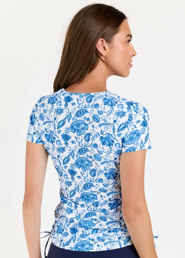 Adele Swim Top With Skirted Long Swim Leggings 5 Adele Swim Top With Skirted Long Swim Leggings - Image 3