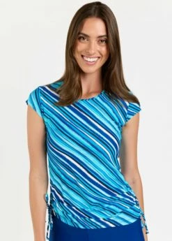 Plus Size Sadie Swim Top With Swim Shorts -Calypsa Sales 051822 calypsa 0682 modli cropped 108 0 2383 3183 1