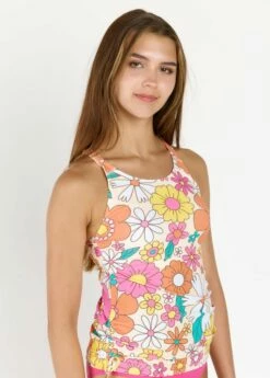 Maya Tankini Swim Top With Bikini Bottom -Calypsa Sales 052422 calypsa 0541 modli cropped 293 2 2400 2950