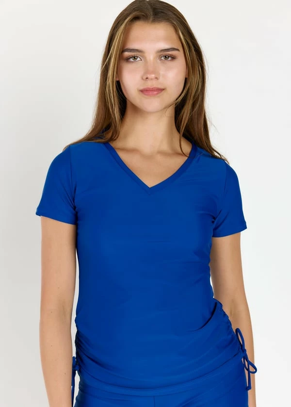 V-Neck Adele Swim Top With 4" Board Shorts 9 V-Neck Adele Swim Top With 4" Board Shorts - Image 7