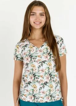 V-Neck Adele Swim Top With 4" Board Shorts 22 V-Neck Adele Swim Top With 4" Board Shorts -Calypsa Sales 052422 calypsa 0841 modli cropped 227 9 2289 2894 3