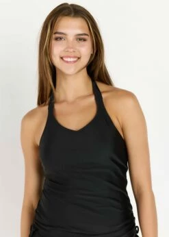 Plus Size Halter Maya Swim Top With Bikini Bottom 13 Plus Size Halter Maya Swim Top With Bikini Bottom -Calypsa Sales 052422 calypsa 0948 modli cropped 345 0 2250 2665 1