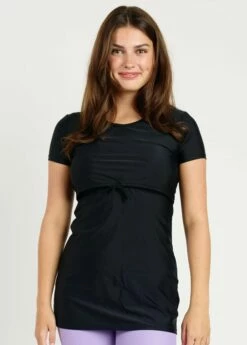 Nikki Nursing And Maternity Swim Tunic With Short Swim Skort -Calypsa Sales 062222 calypsa 0008 1 modli cropped 470 4 1905 2012 4