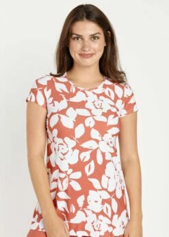 Anna Swim Tunic With Mid-Thigh Swim Shorts -Calypsa Sales 062222 calypsa 0348 modli cropped 217 0 2340 2970 1