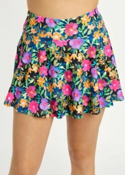 Loose Fit Adele Swim Top With Flowy Swim Skort -Calypsa Sales 062222 calypsa 0495 modli cropped 0 265 2379 3593 3