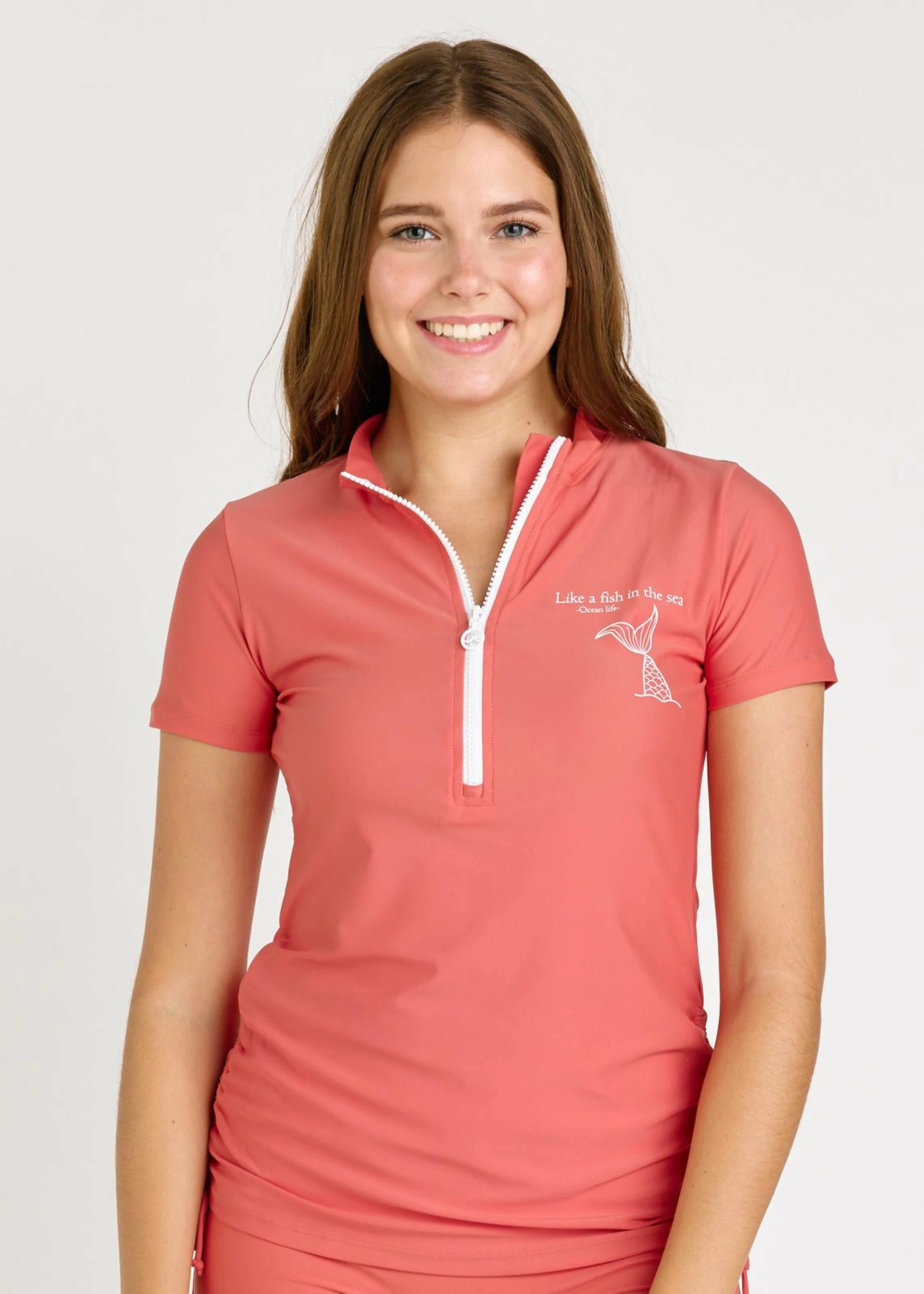 Half-Zip Adele Swim Top 8 Half-Zip Adele Swim Top - Image 6