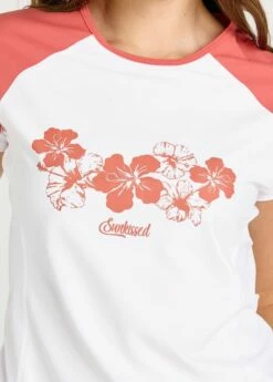 Loose Fit Adele Swim Top With 4" Board Shorts 14 Loose Fit Adele Swim Top With 4" Board Shorts -Calypsa Sales 082922 calypsa 0388 modli cropped 767 871 1747 2242