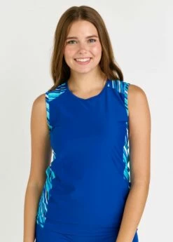 Loose Fit Maya Swim Top With Boyshorts