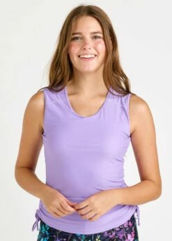 Closed Back Maya Swim Top With Swim Shorts