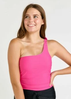 Layla Crop Swim Top With 2"-3" Board Shorts