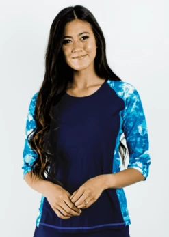 Loose Fit Margaux Swim Top With Long Swim Skort