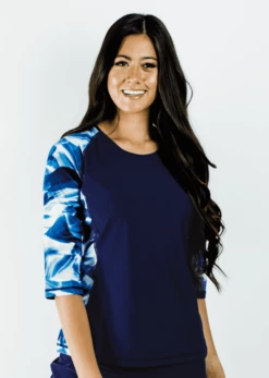 Loose Fit Margaux Swim Top With Flowy Swim Skort