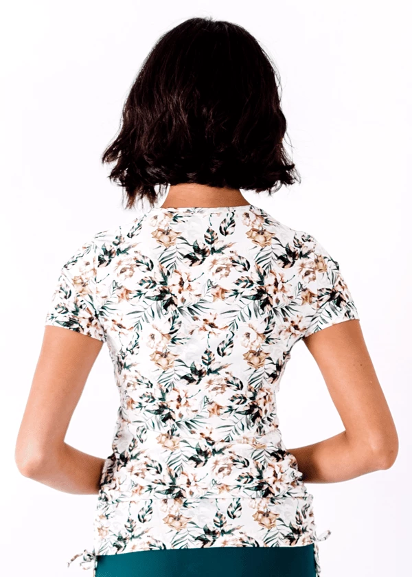 Adele Swim Top With Capri Swim Leggings 4 Adele Swim Top With Capri Swim Leggings - Image 2