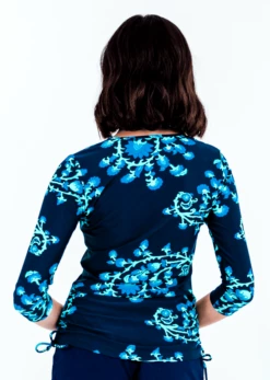 Margaux Swim Top With Above The Knee Board Shorts -Calypsa Sales back barbados blue 1 modli cropped 1024 796 2192 2436 4