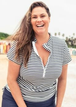 Half-Zip Adele Swim Top With Long Swim Leggings 30 Half-Zip Adele Swim Top With Long Swim Leggings -Calypsa Sales calypsa 29 3 modli cropped 782 265 2769 3046 3