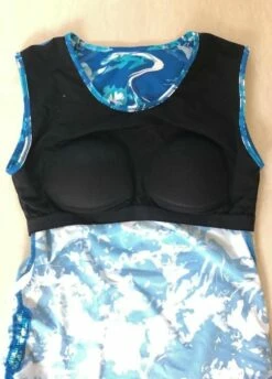 Plus Size Closed Back Maya Swim Top With Flowy Swim Skort 18 Plus Size Closed Back Maya Swim Top With Flowy Swim Skort -Calypsa Sales closed back maya bra cups 100000046098 modli cropped 113 619 1387 2392 1