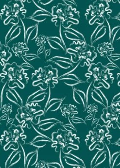 Adele Swim Top With Mid-Thigh Board Shorts 22 Adele Swim Top With Mid-Thigh Board Shorts -Calypsa Sales dark jade flowers 2