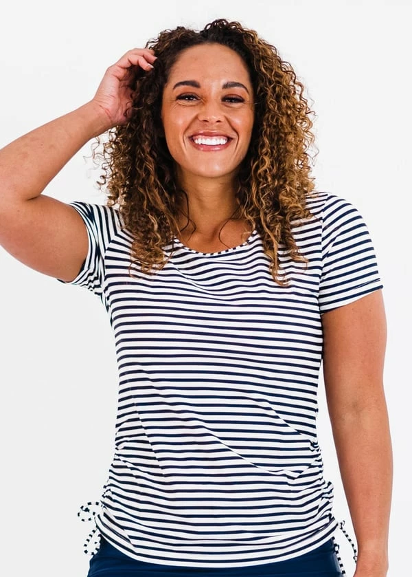 Adele Swim Top With Long Swim Skort 4 Adele Swim Top With Long Swim Skort - Image 2