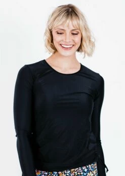 Nora Swim Top With Mid-Thigh Swim Shorts -Calypsa Sales dsc 0190 modli cropped 1015 531 2284 2307 5