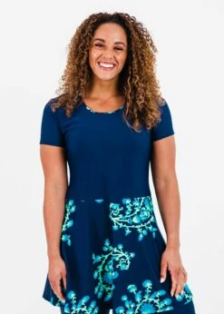 Vintage Swim Dress With Mid-Thigh Swim Shorts -Calypsa Sales dsc 0209 3 modli cropped 872 651 2498 2926 1