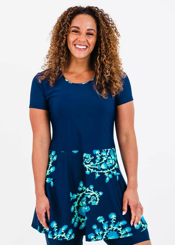 Vintage Swim Dress With Bikini Bottom 4 Vintage Swim Dress With Bikini Bottom - Image 2