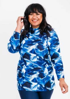 Plus Size Jenna Swim Tunic -Calypsa Sales dsc 0944 2 modli cropped 907 714 2372 2764 1