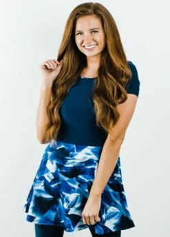 Vintage Swim Dress With Capri Swim Leggings