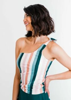 Plus Size Layla Crop Swim Top With Sarong Wrap Swim Skirt & Bikini Bottom -Calypsa Sales dsc 2504 2 modli cropped 452 376 2737 3580 1