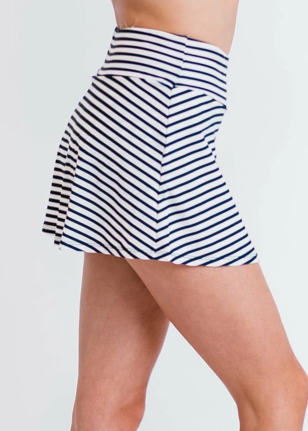Layla Crop Swim Top With Short Swim Skort 14 Layla Crop Swim Top With Short Swim Skort - Image 12