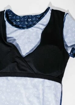 Nina Nursing And Maternity Swim Top With Swim Shorts -Calypsa Sales dsc 2888 modli cropped 0 161 3233 4685 3