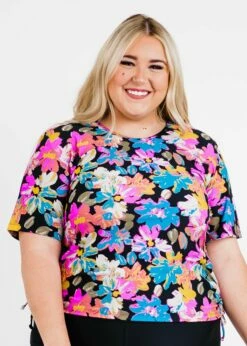 Plus Size Lena Swim Top With Midi Swim Skort 20 Plus Size Lena Swim Top With Midi Swim Skort -Calypsa Sales dsc 3108 modli cropped 924 749 2115 2416 3