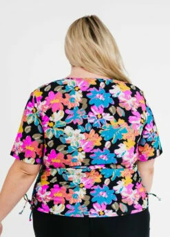 Plus Size Lena Swim Top With Flowy Swim Skort -Calypsa Sales dsc 3116 modli cropped 832 655 2203 2573 2