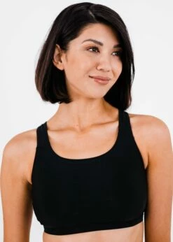 Racerback Swim Bra With Mid-thigh Swim Shorts