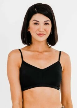 Adjustable Strap Swim Bra With Long Bike Swim Shorts