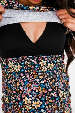 Nikki Nursing And Maternity Swim Tunic With Flowy Swim Skort -Calypsa Sales dsc 4755 3