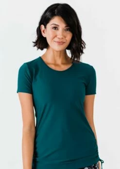 Adele Swim Top With Mid-Thigh Swim Shorts