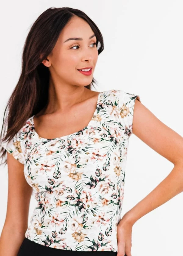 Zoey Crop Swim Top With Swim Shorts 3 Zoey Crop Swim Top With Swim Shorts