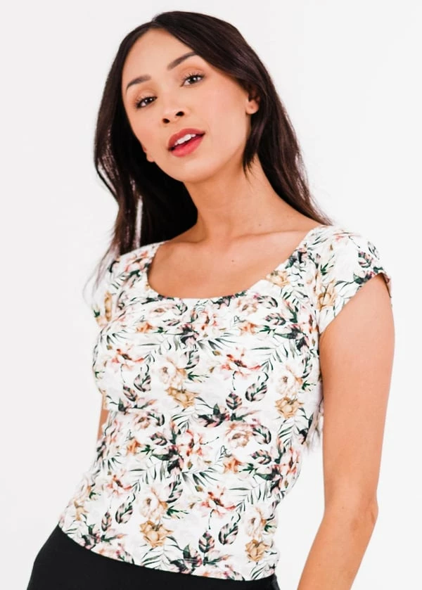 Zoey Crop Swim Top With Swim Shorts 4 Zoey Crop Swim Top With Swim Shorts - Image 2