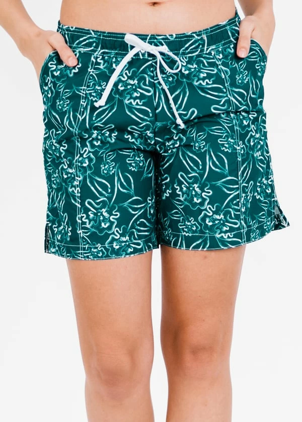 Half-Zip Adele Swim Top With Above The Knee Board Shorts 8 Half-Zip Adele Swim Top With Above The Knee Board Shorts - Image 6