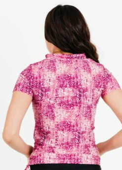 Half-Zip Adele Swim Top With Flowy Swim Skort -Calypsa Sales dsc 5410 modli cropped 920 588 2143 2299