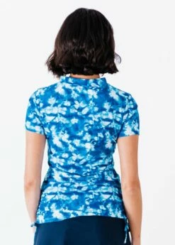 Half-Zip Adele Swim Top With Knee Length Swim Skort -Calypsa Sales dsc 5493 modli cropped 983 651 2333 2540